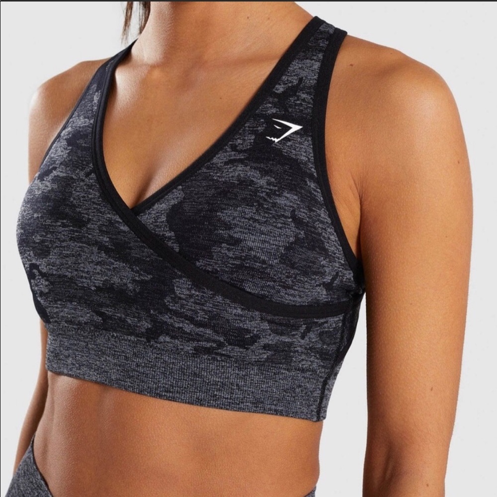 Gymshark OG  Black Camo Sports Bra